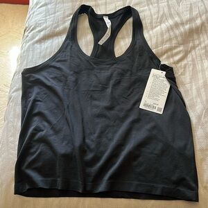 NWT Lululemon Swifty tech RB tank 2.0 race sz 12  black